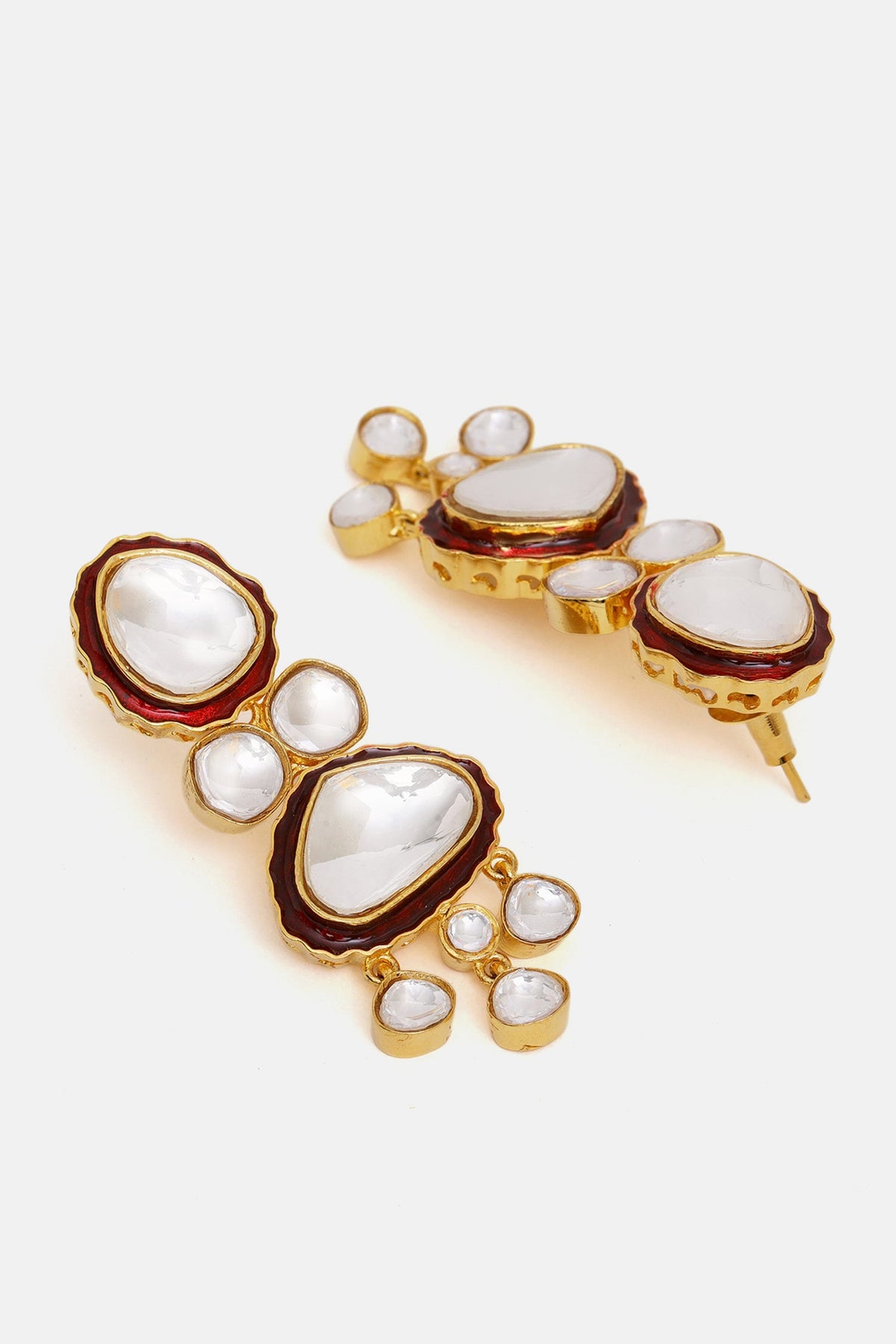 Meenakari Kundan Layered Necklace Set 