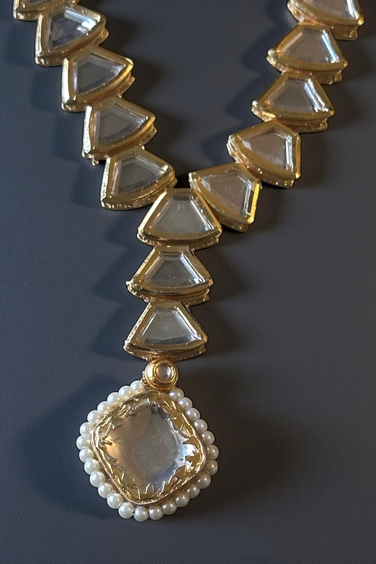 Ziya Crystal Embellished Necklace Set 