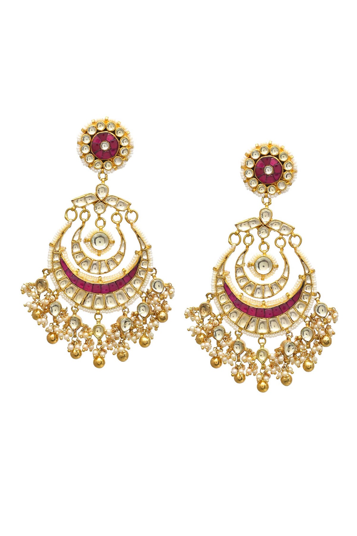 Embellished Layered Chandbalis 