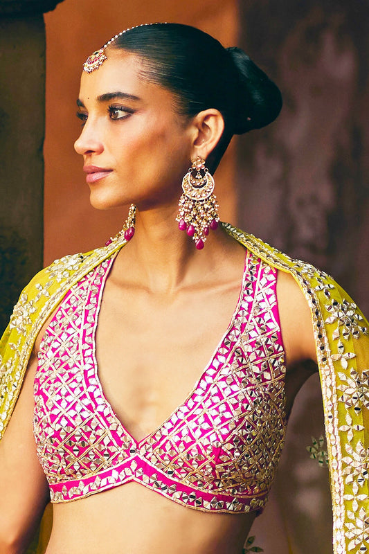 Pushkarini Embellished Chandbali Earrings 
