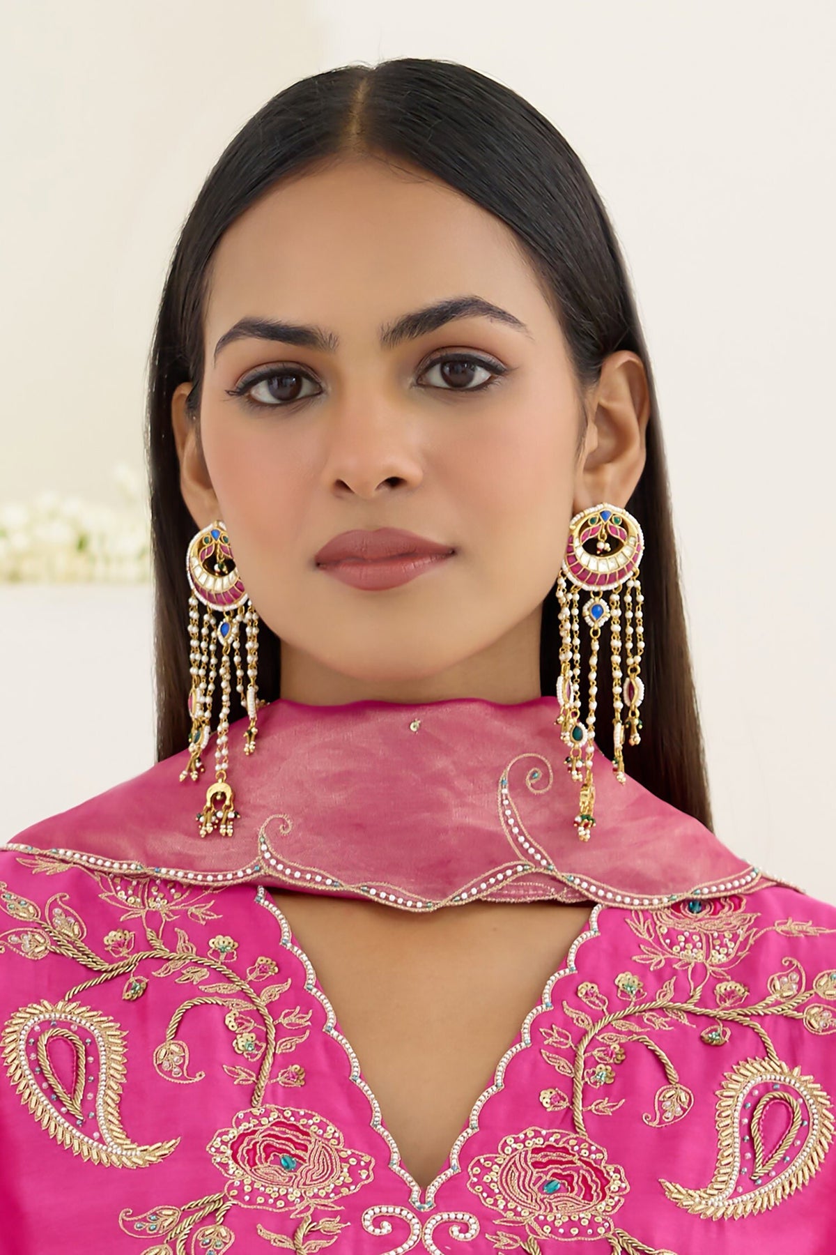 Mayil Embellished Earrings 
