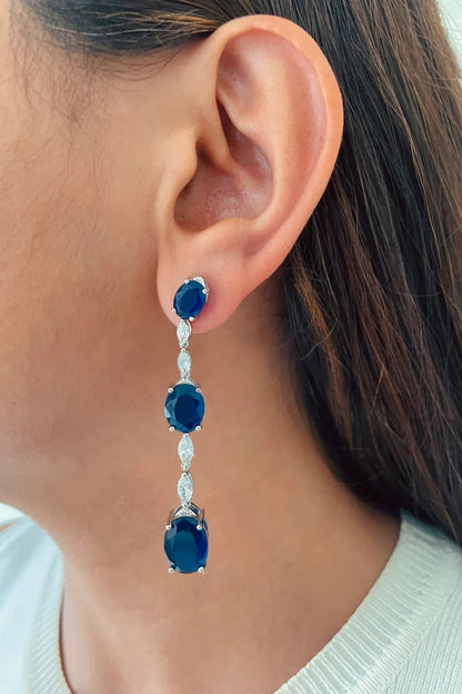 Sapphire Necklace Set 
