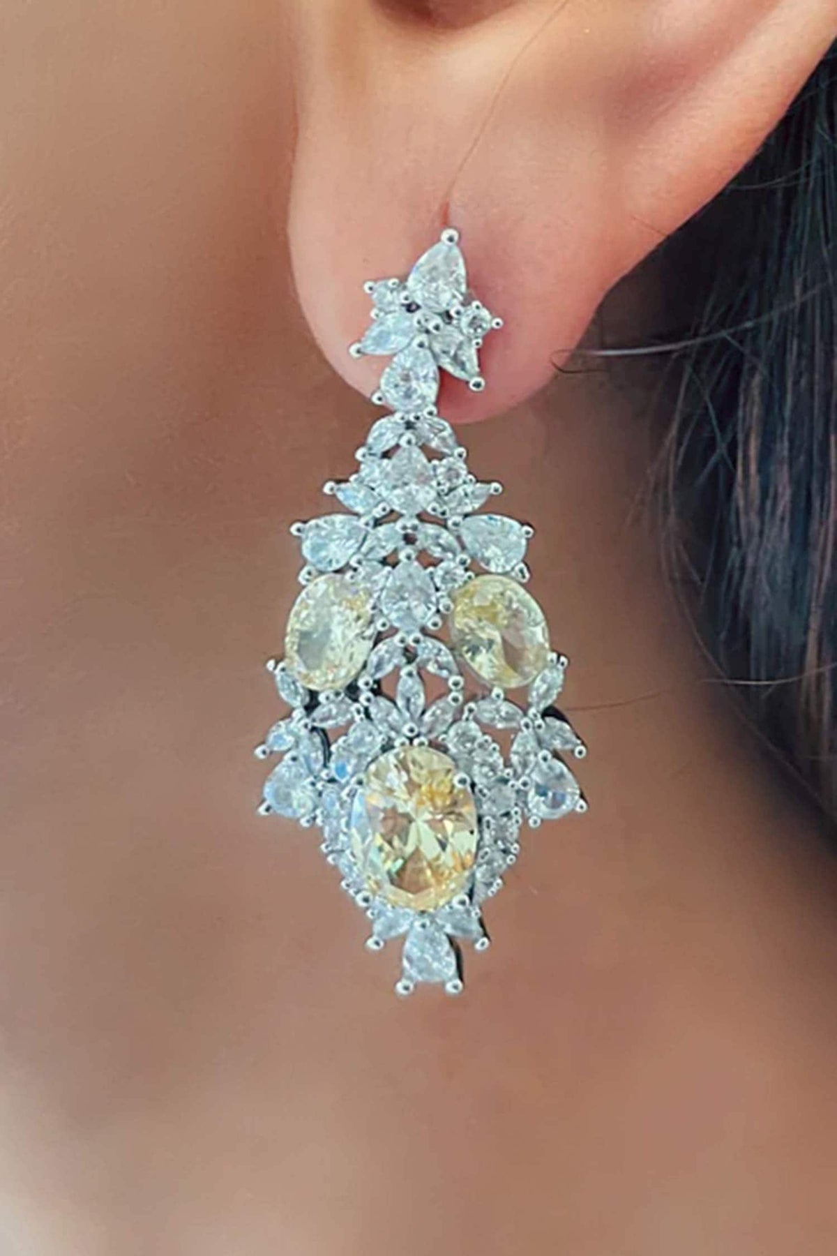 Alisha Sunshine Imitation Diamond Choker Set 