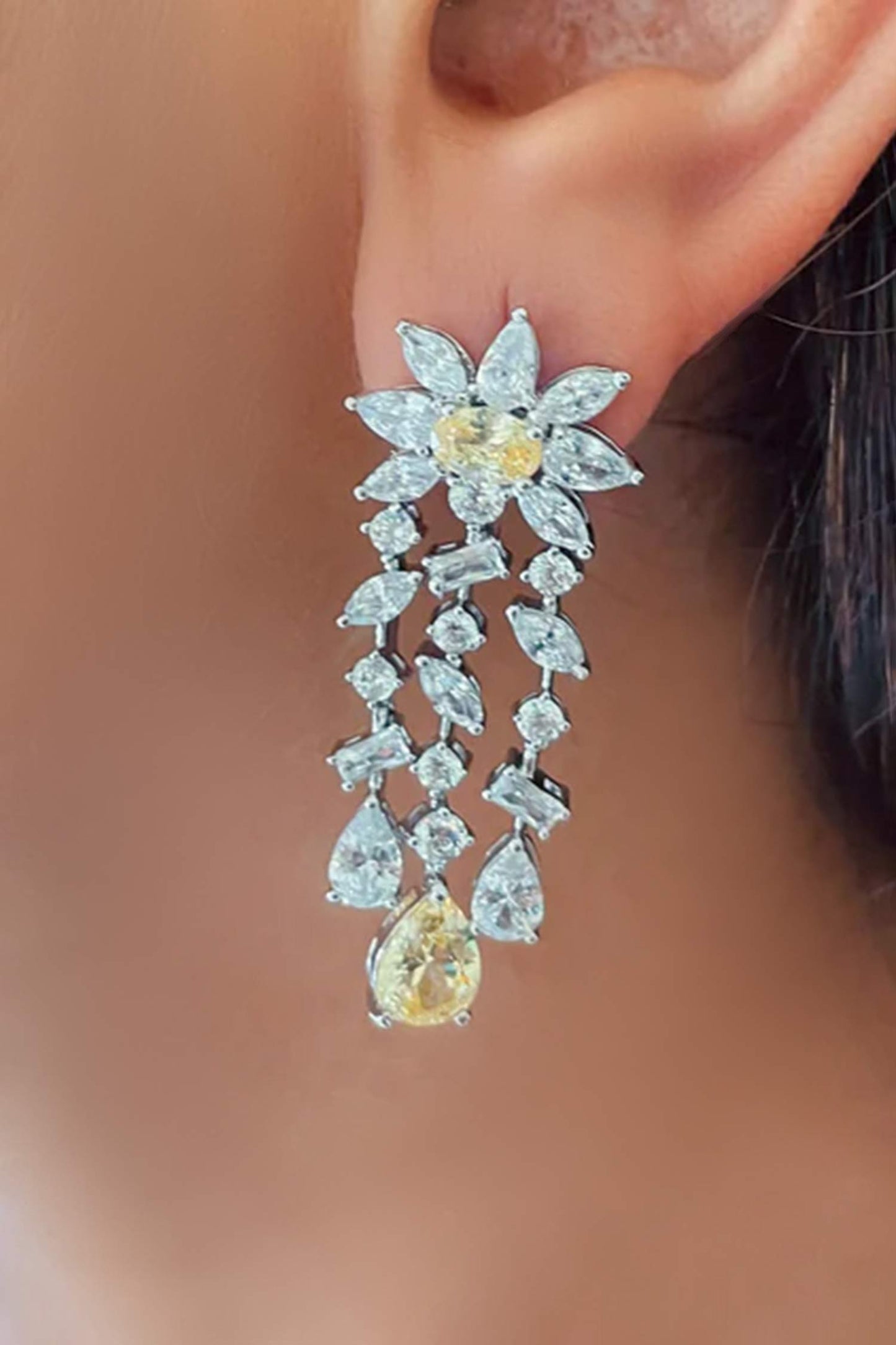 Saniya Imitation Diamond Choker Set 