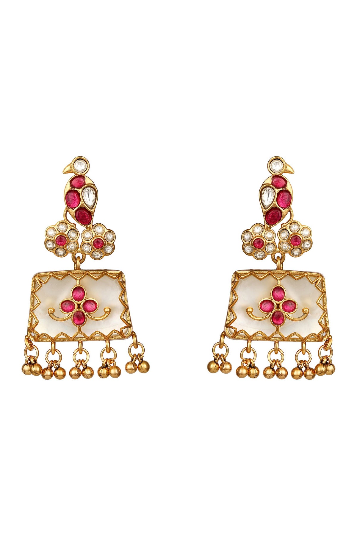 Ruby Kundan Jewellery Set 