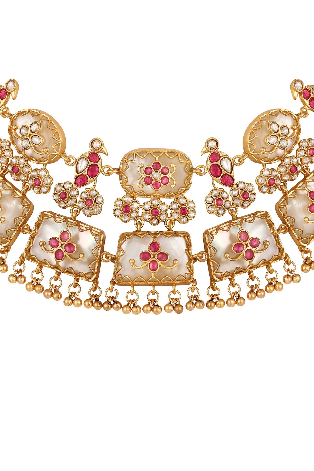 Ruby Kundan Jewellery Set 