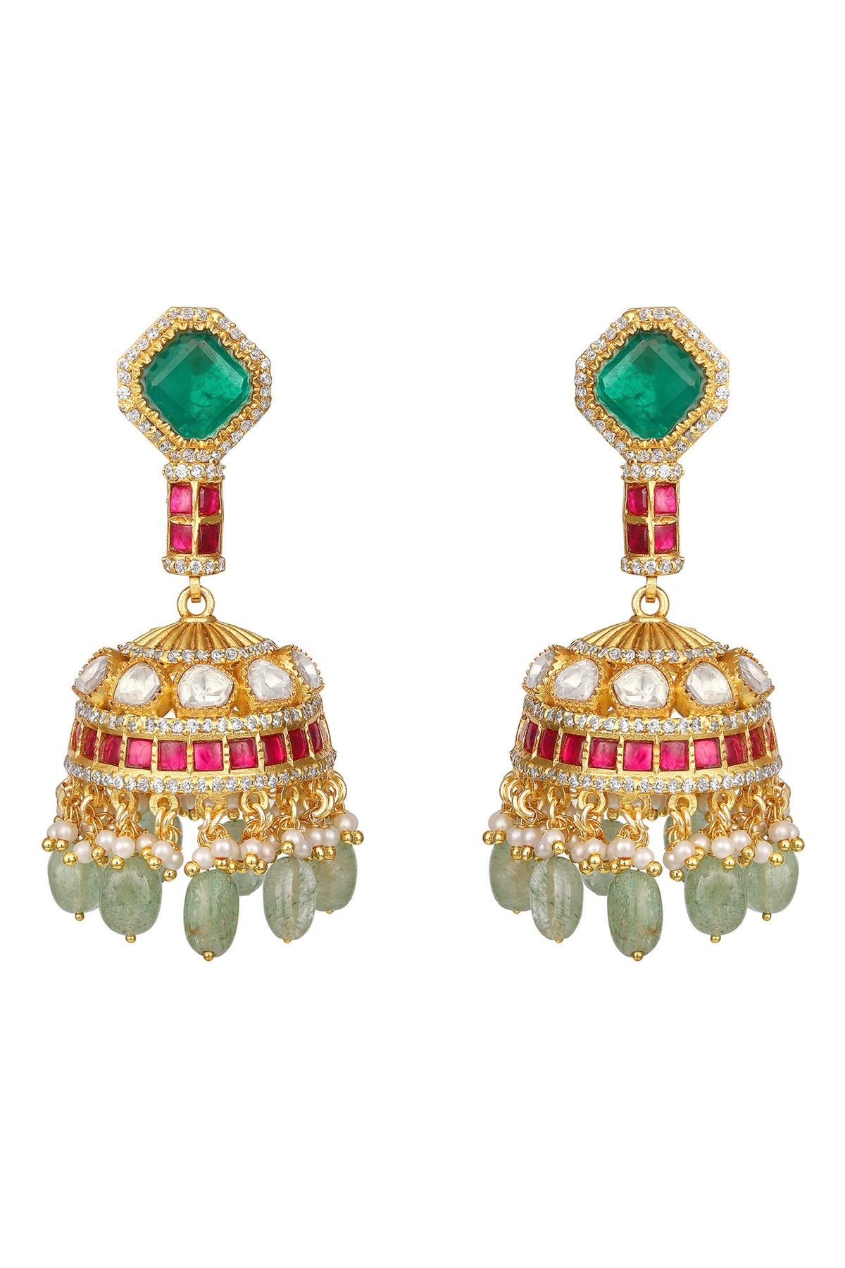 Kundan Polki Necklace Set 