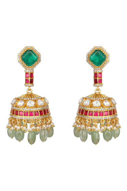 Kundan Polki Necklace Set 