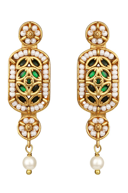 Floral Carved Necklace Set 