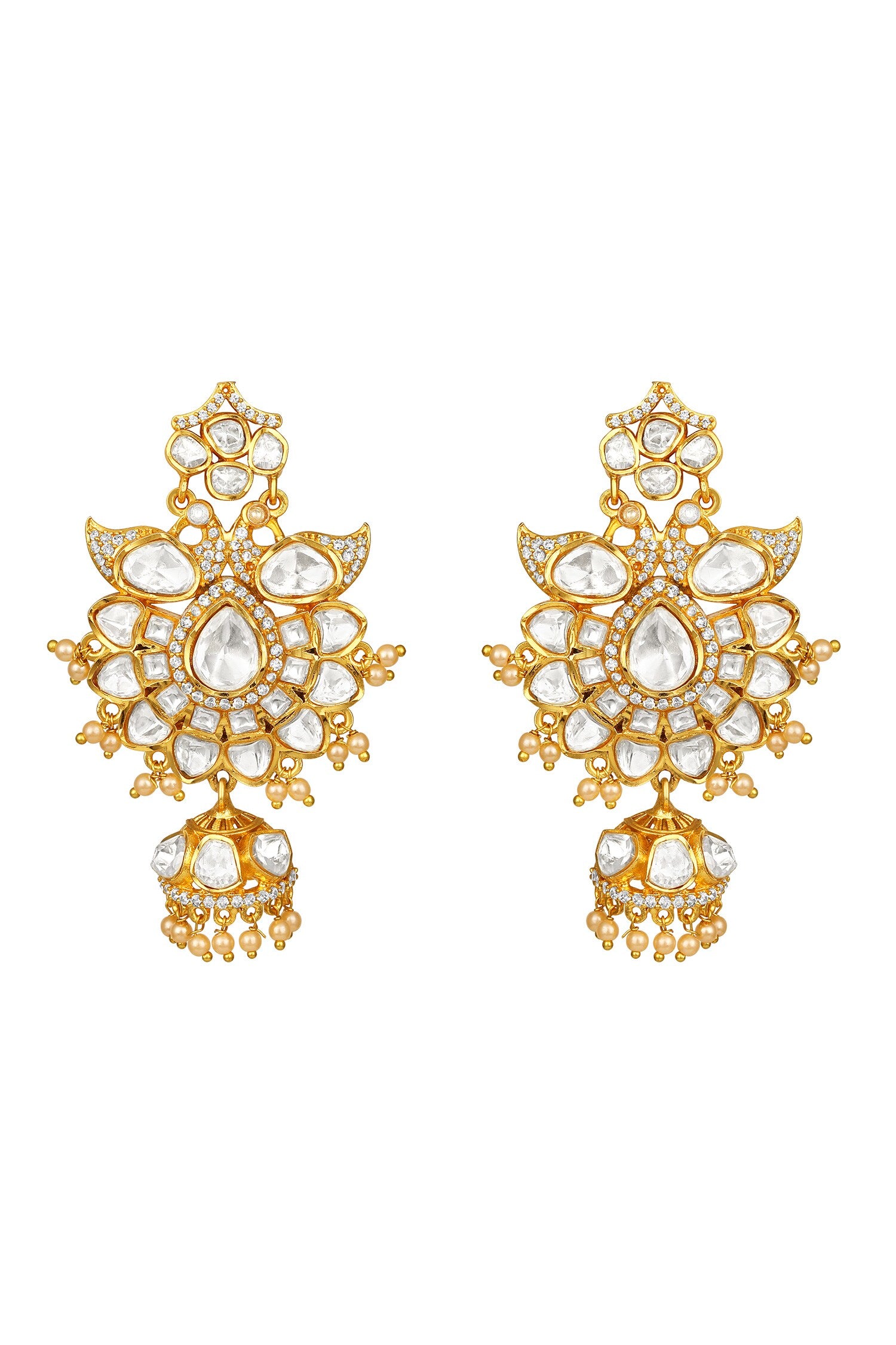 Kundan Polki Necklace Set 