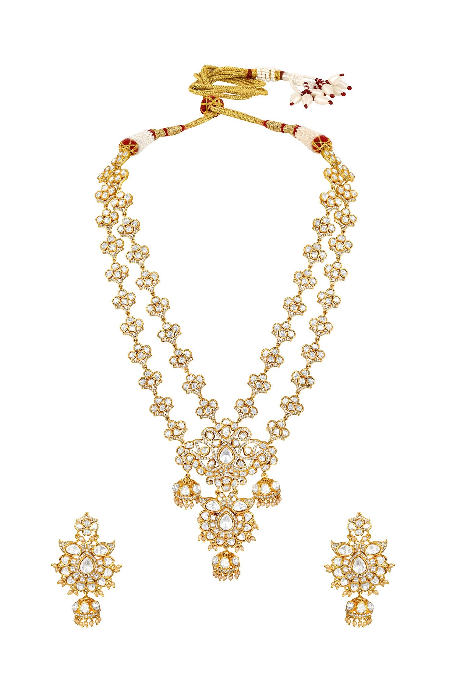 Kundan Polki Necklace Set 