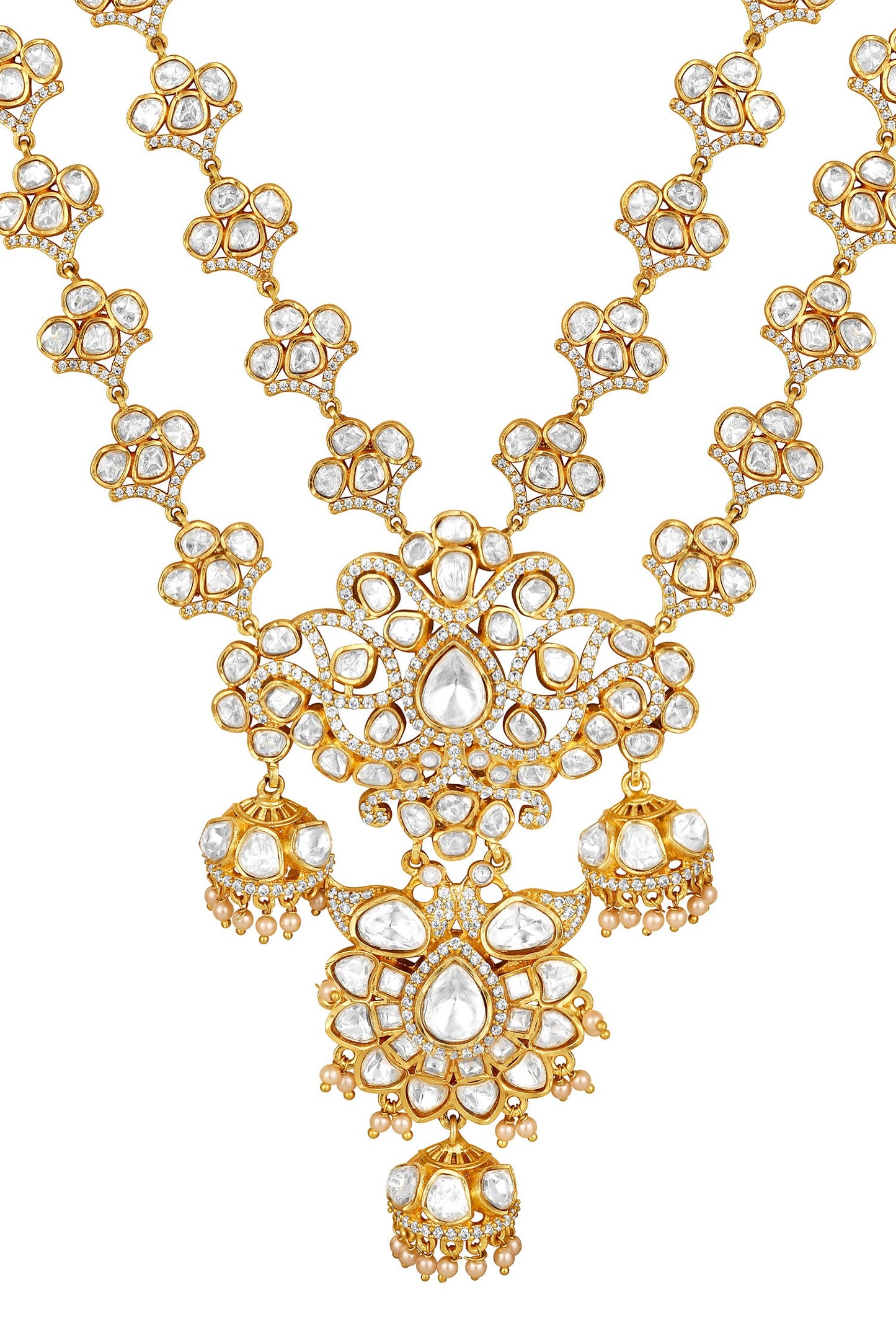 Kundan Polki Necklace Set 