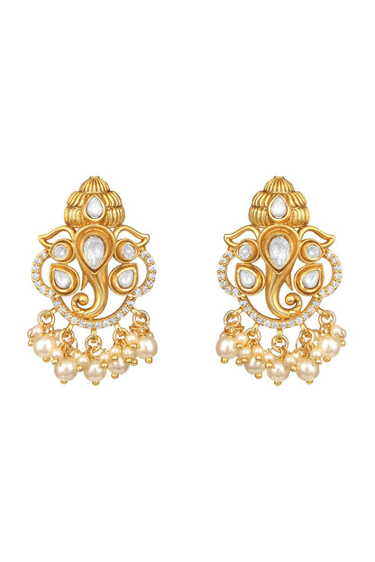 Kundan Polki Necklace Set 