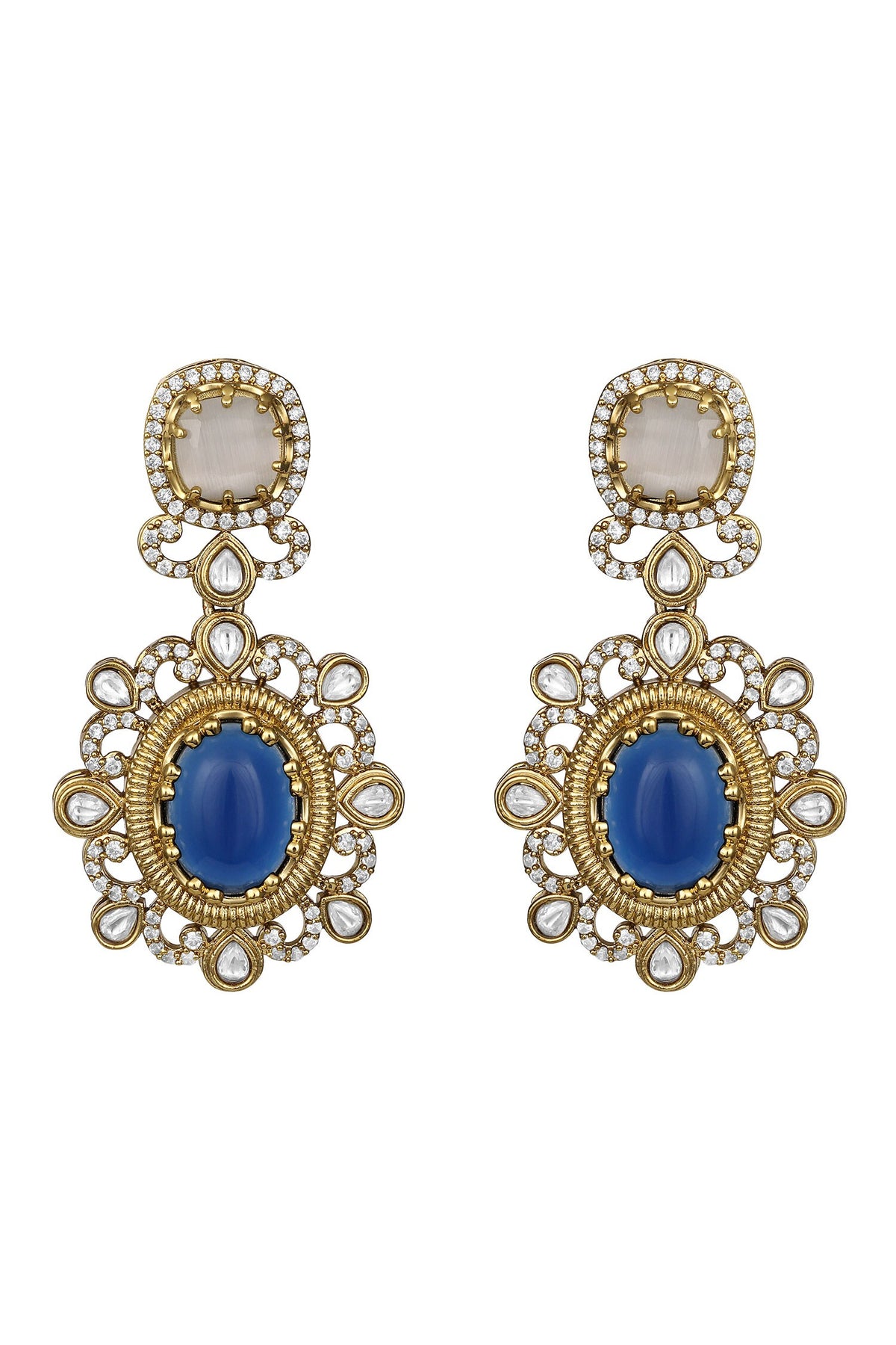 Kundan Polki Necklace Set 