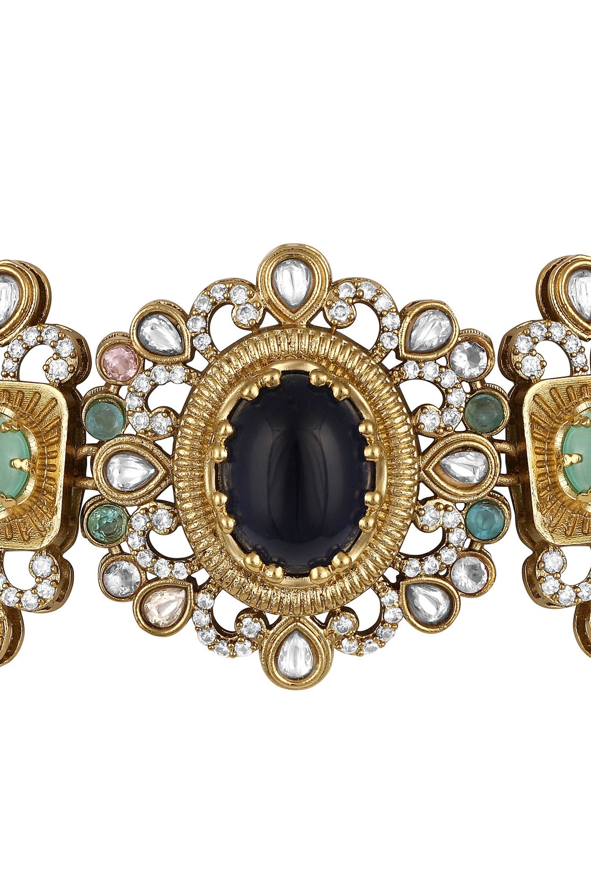 Kundan Polki Necklace Set 