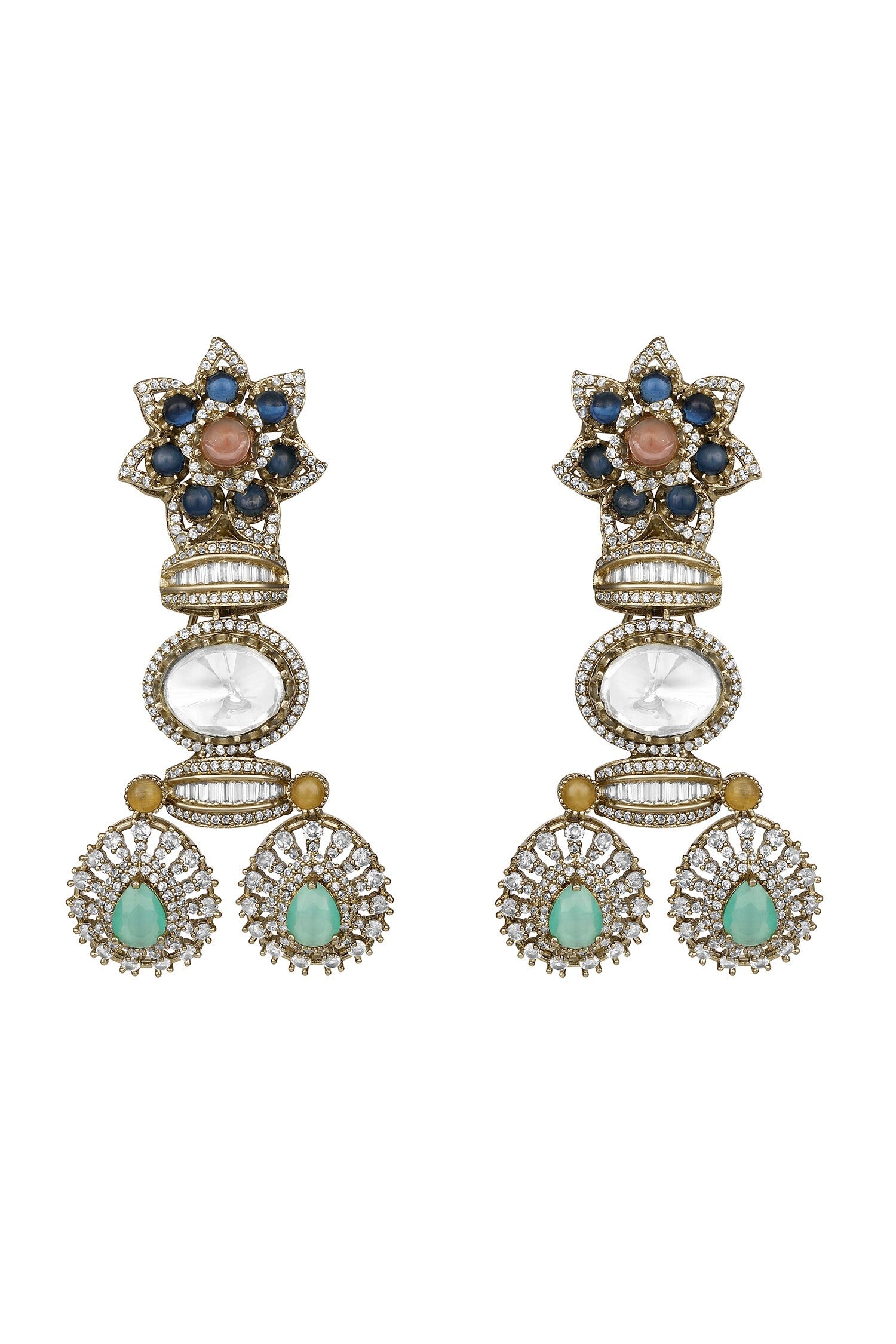 Kundan Polki Necklace Set 