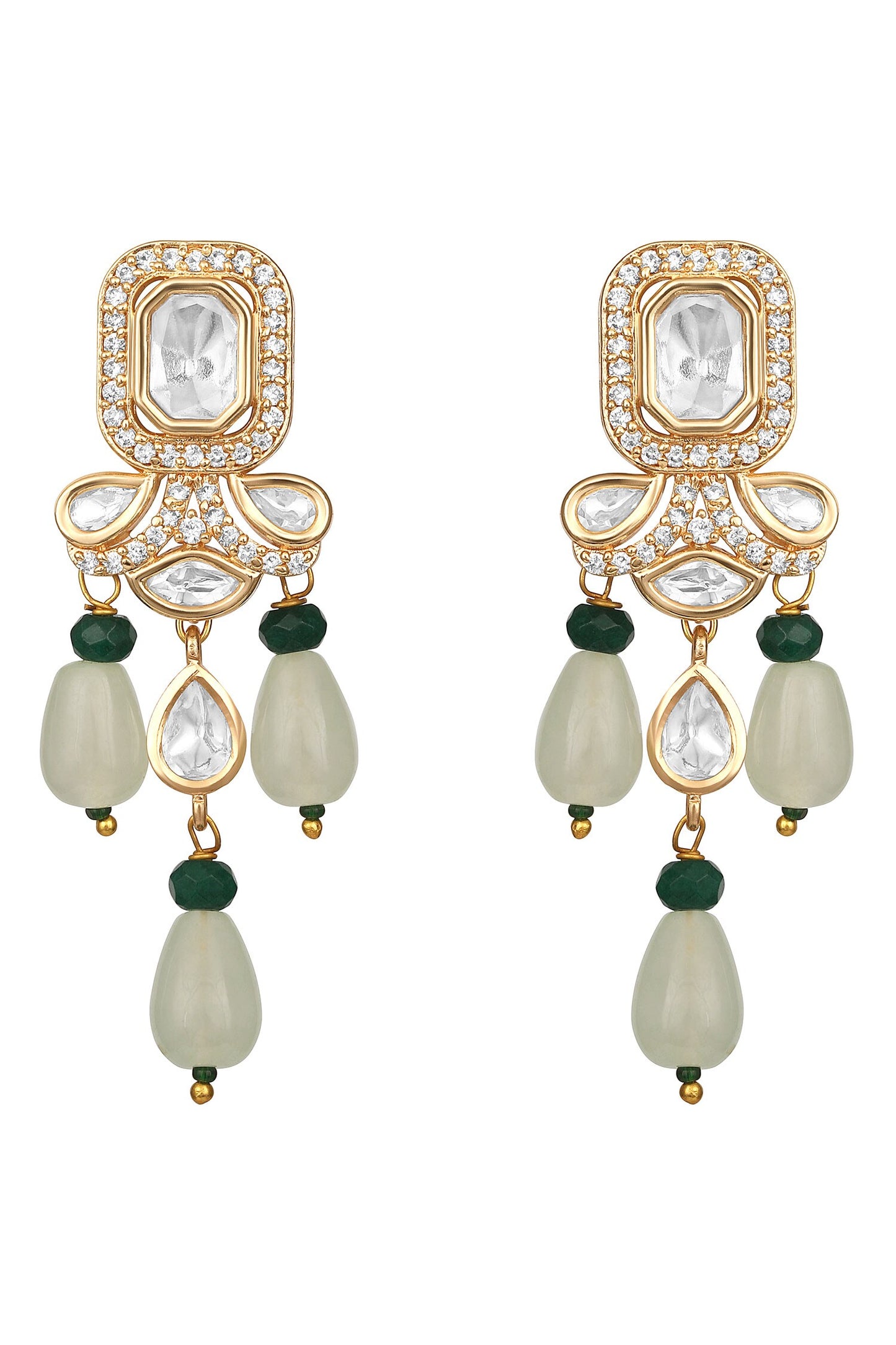 Kundan Polki Necklace Set 