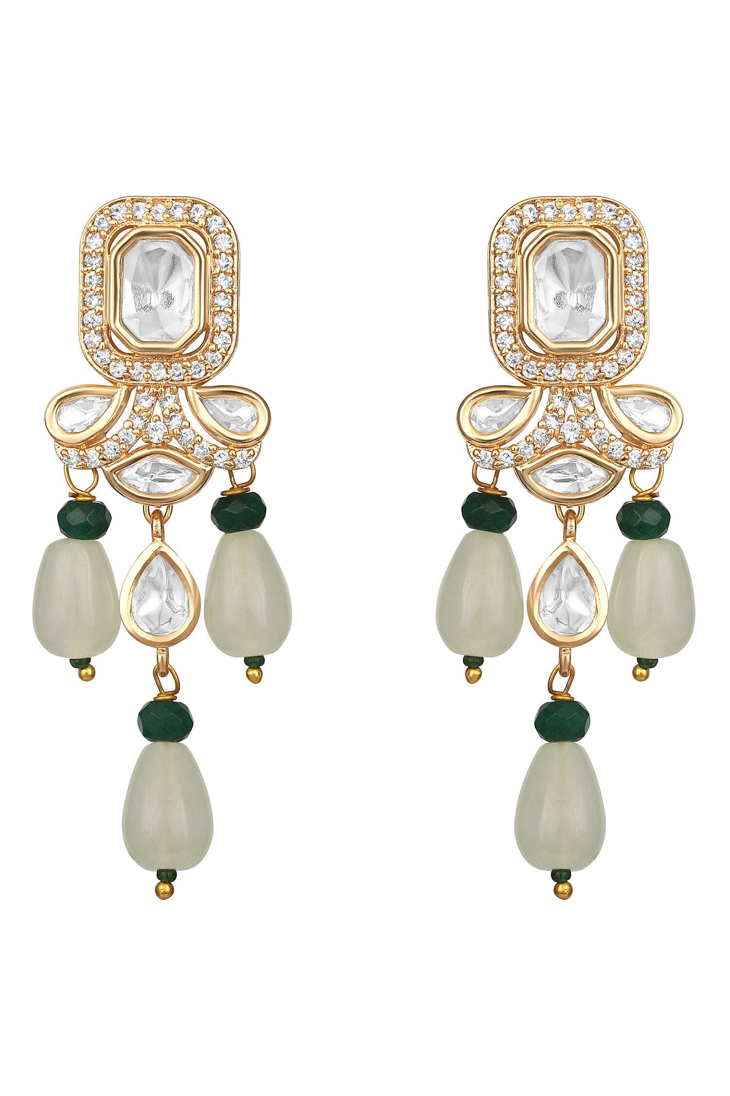 Kundan Polki Necklace Set 