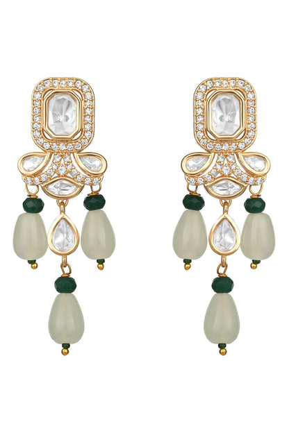 Kundan Polki Necklace Set 
