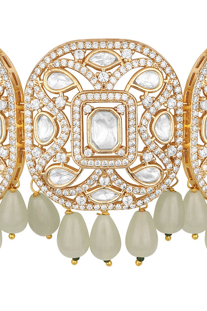 Kundan Polki Necklace Set 