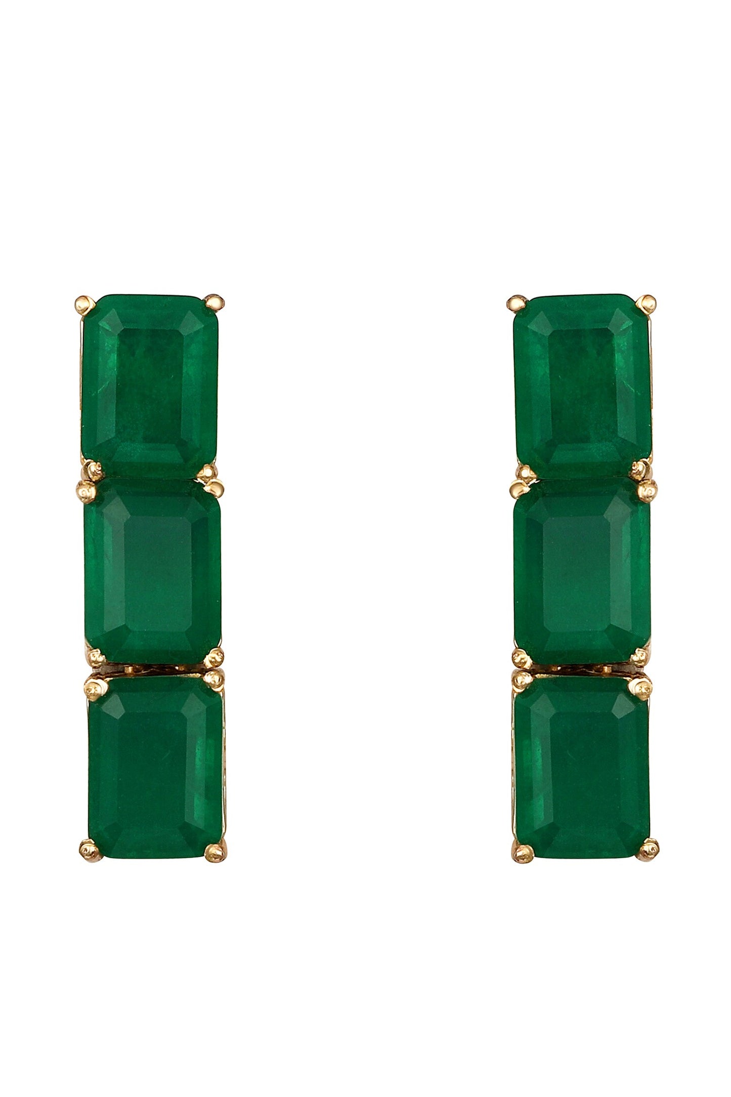 Emerald Layered Necklace Set 