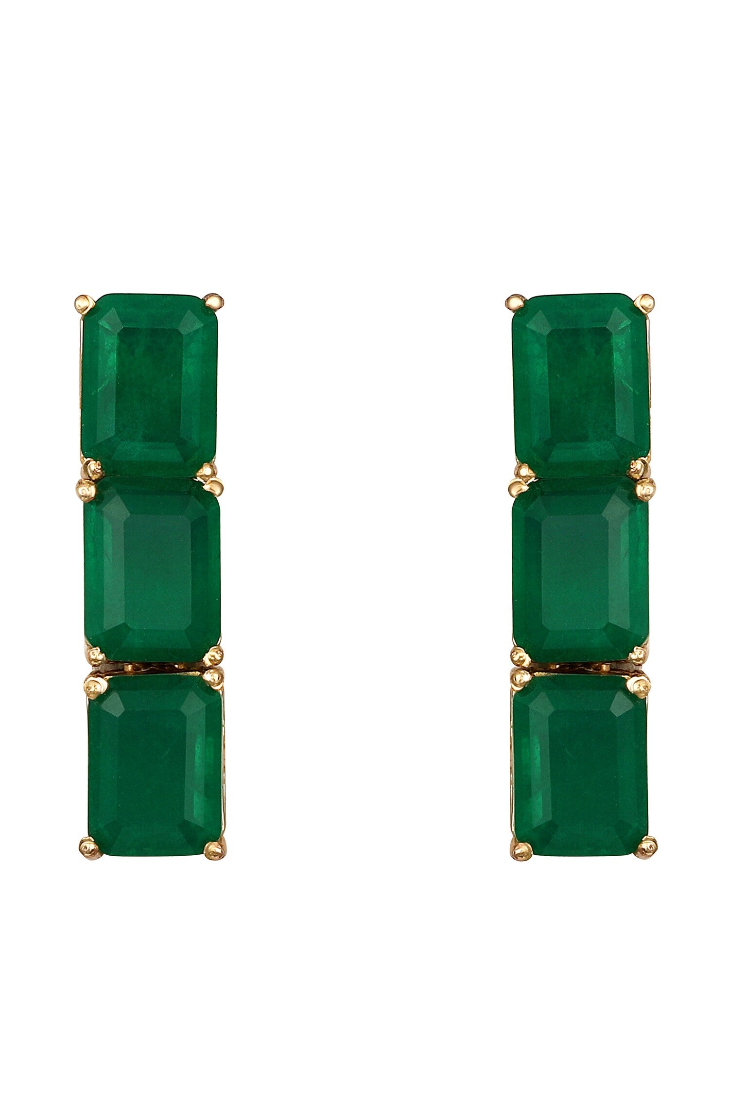 Emerald Layered Necklace Set 
