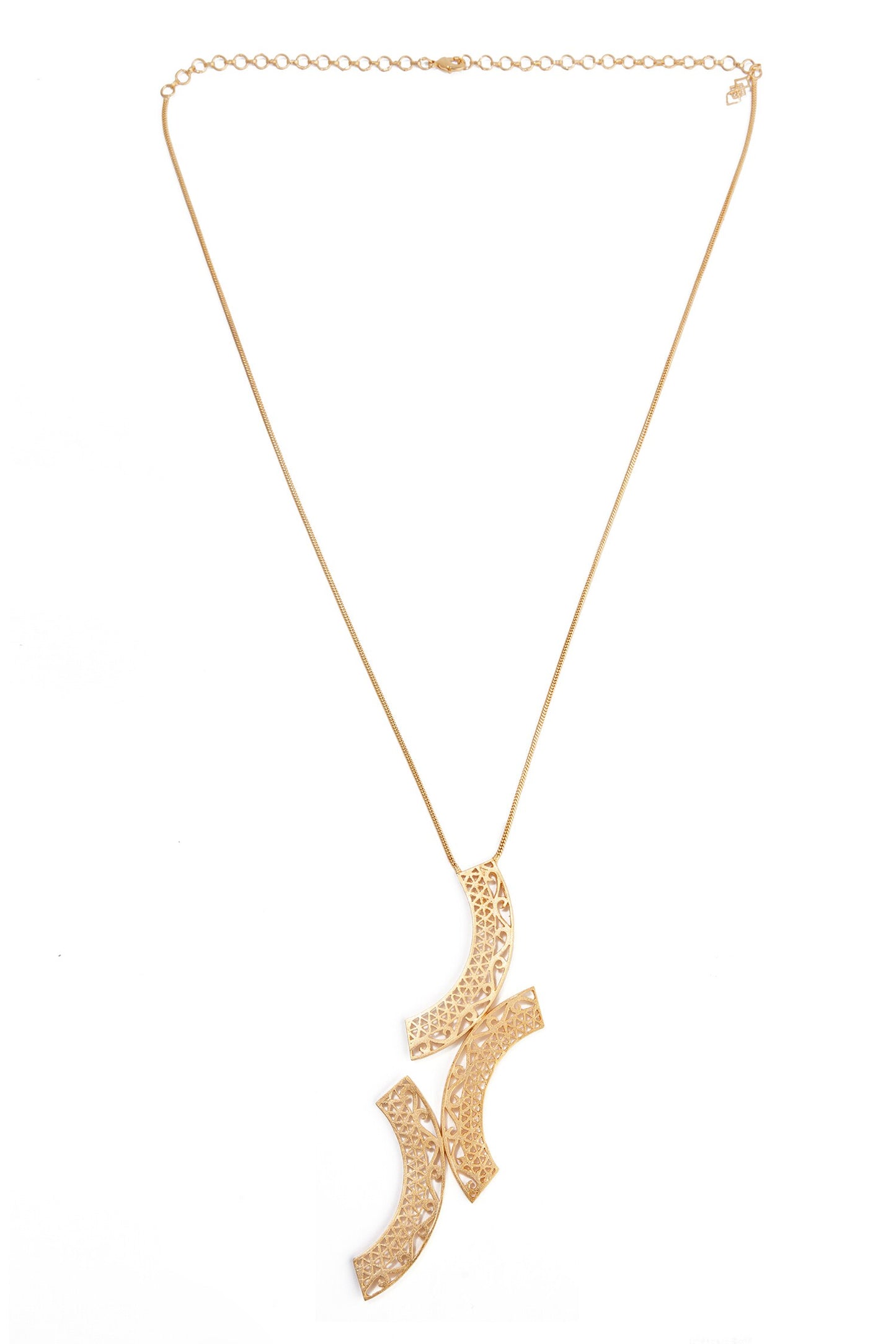 Kalchakra Lattice Vertical Necklace 