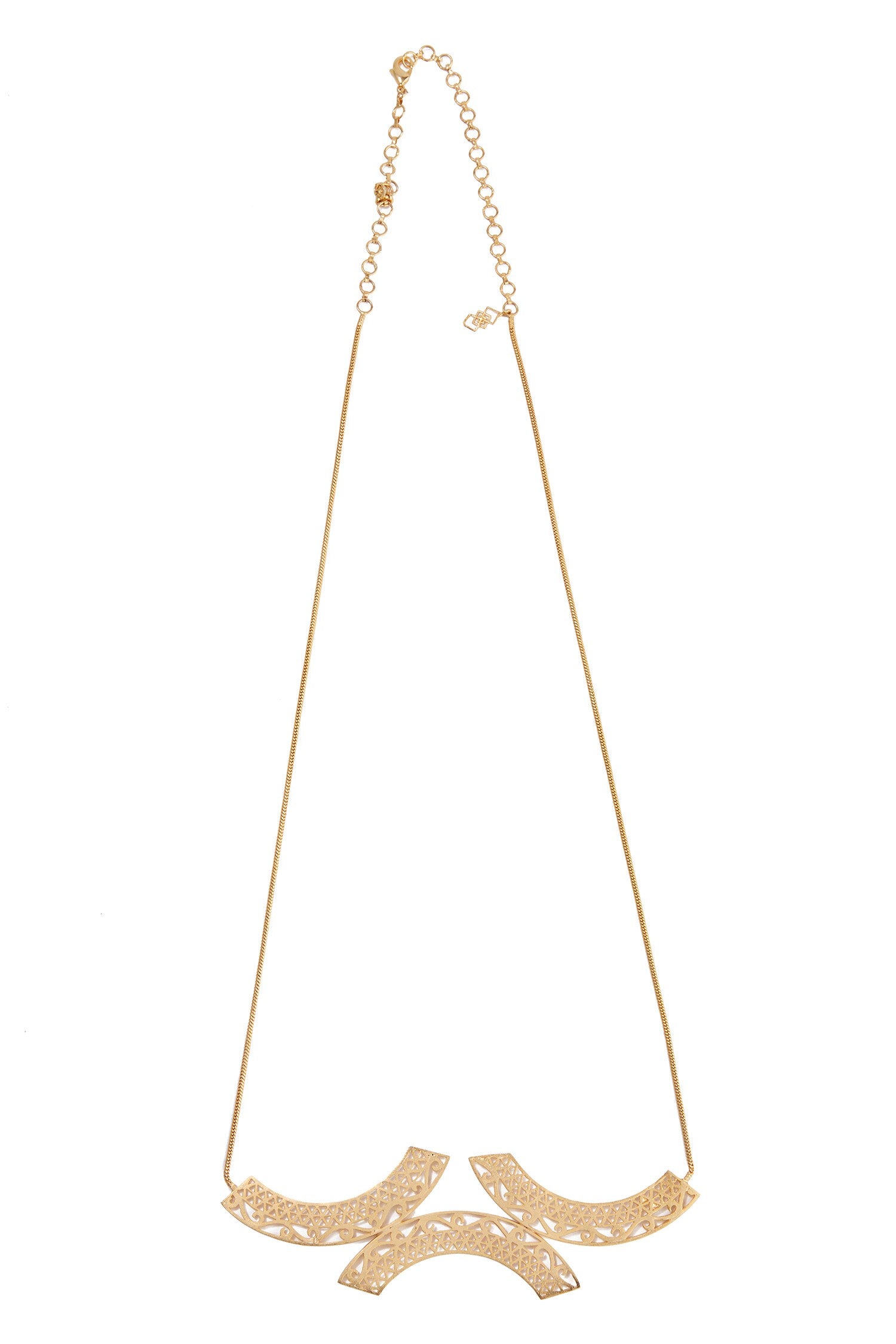 Kalchakra Lattice Horizontal Necklace 
