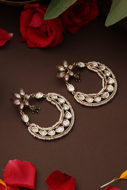 Pearl Embellished Earrings 