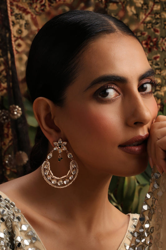 Pearl Embellished Earrings 