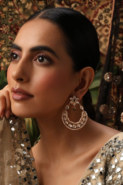 Pearl Embellished Earrings 