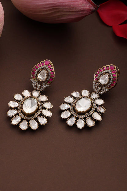 Floral Cutwork Earrings 