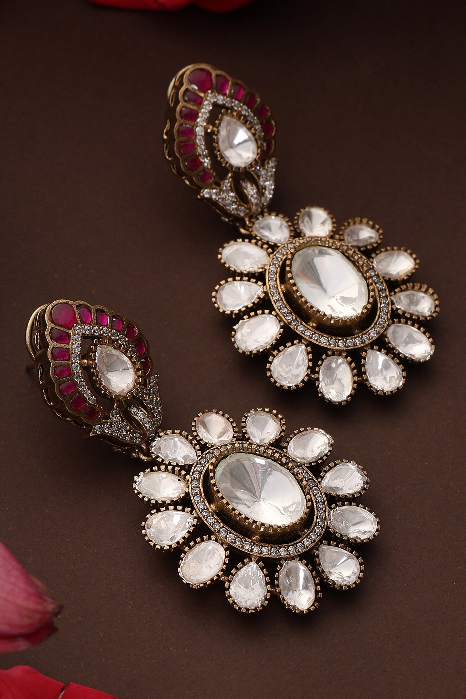Floral Cutwork Earrings 