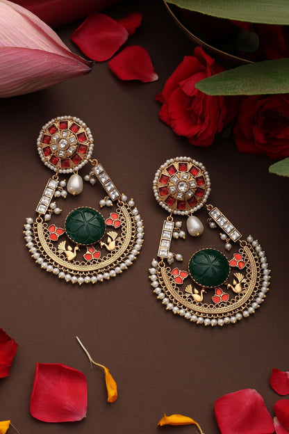 Embellished Chandbali Earrings  