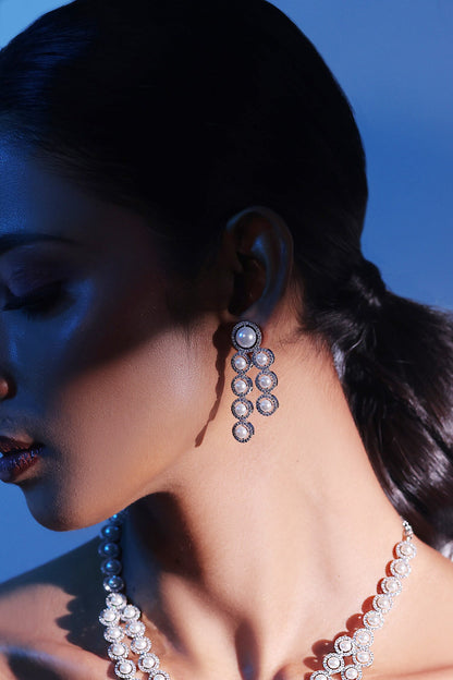 Aurora Bits Embellished Earrings 