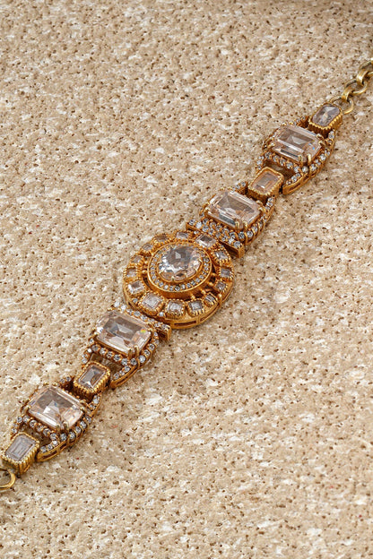 Oval Centric Embellished Bracelet 
