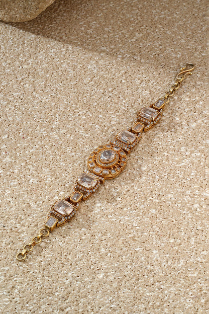 Oval Centric Embellished Bracelet 