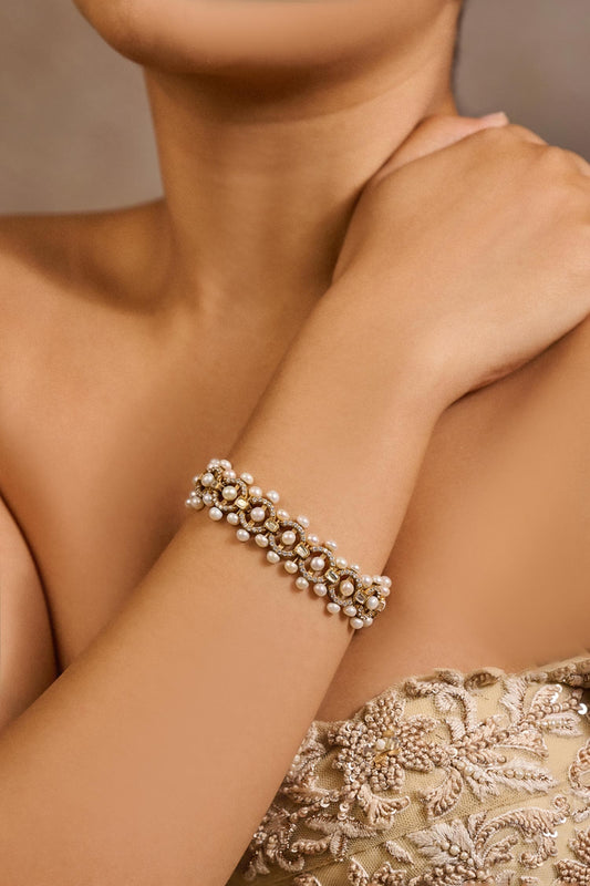 Pearl Embellished Bracelet 