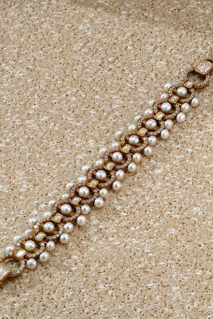 Pearl Embellished Bracelet 