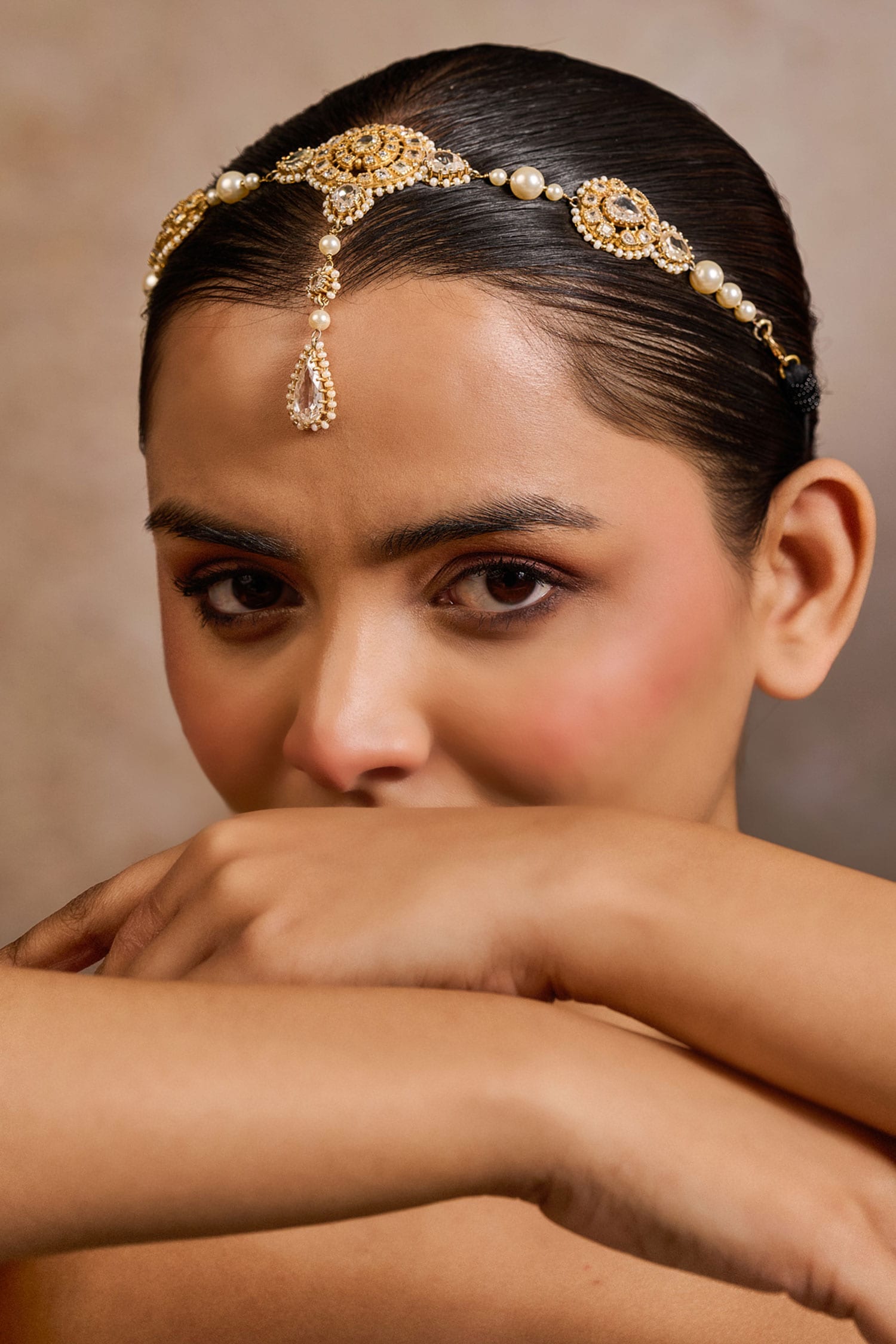 Zircon Studded Mathapatti 