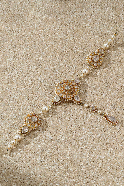 Zircon Studded Mathapatti 