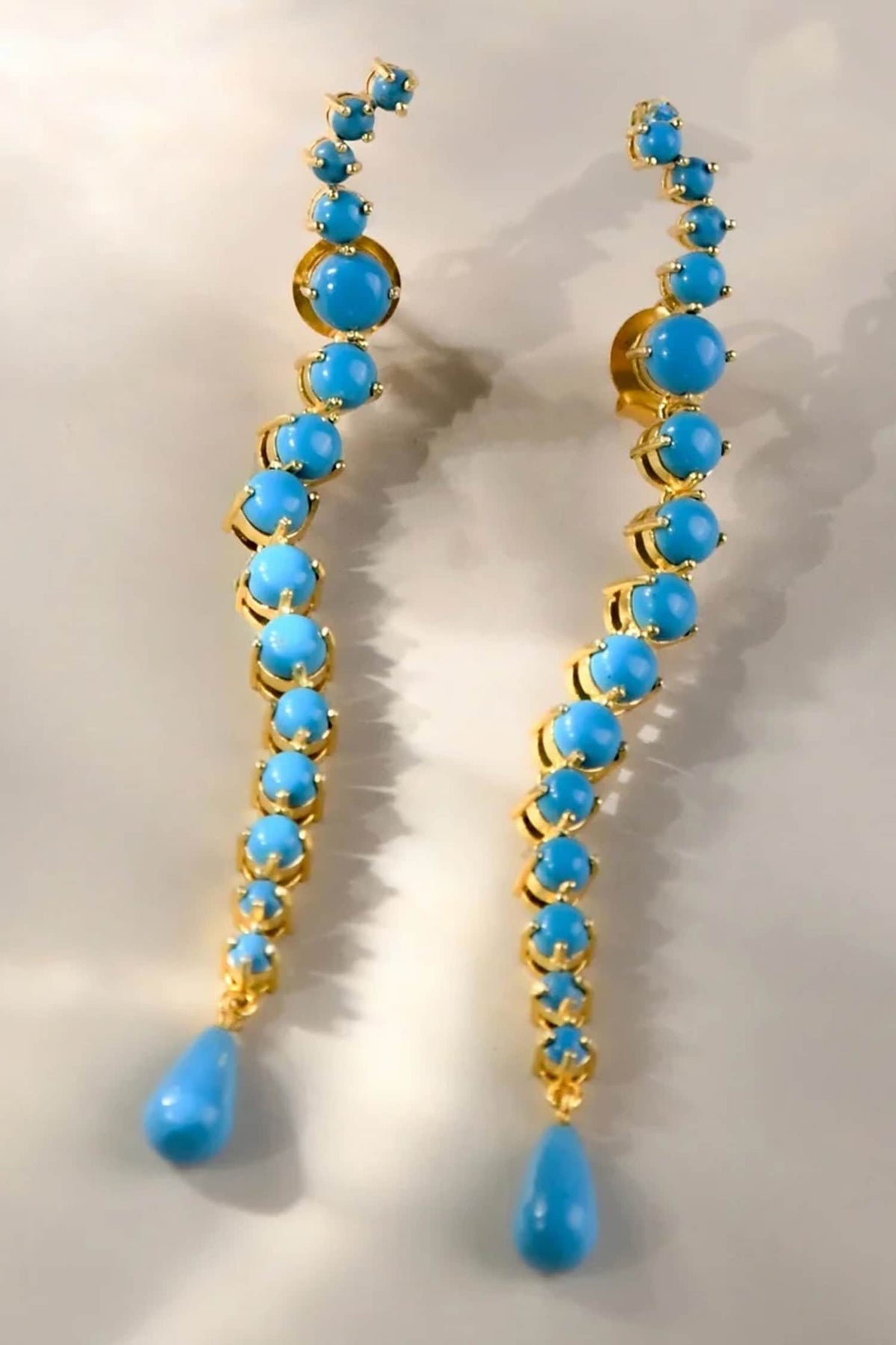 Waves Of Blue Crabby Earrings 