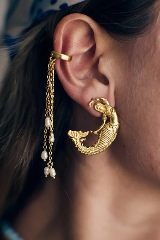 Dewdrop Detachable Ear Cuff- Single Pc 