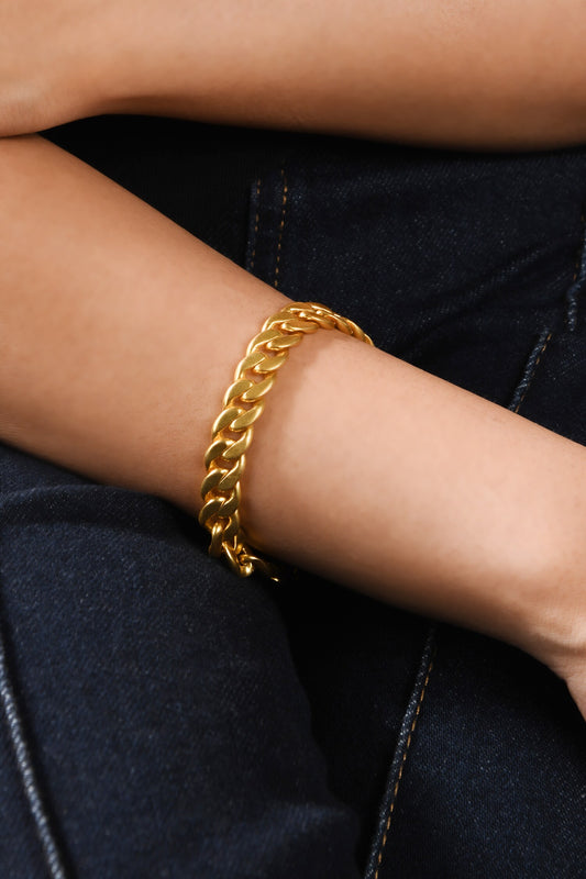 Tidal Wave Cuban Link Bracelet 