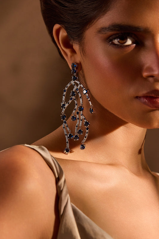 Tree Of Blue Earrings 