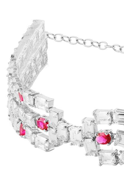 Waterfall Embellished Choker 