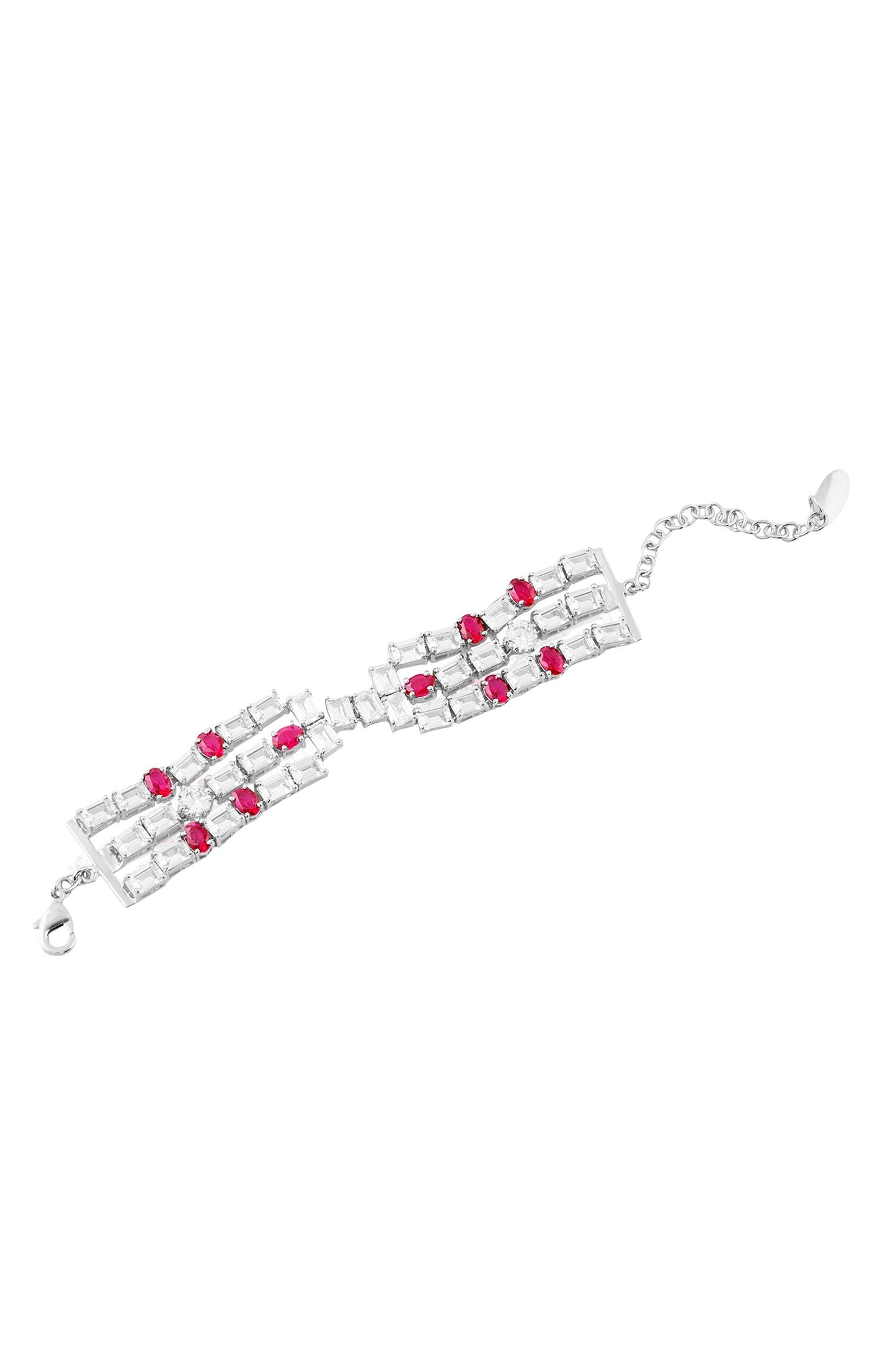 Waterfall Ruby Embellished Bracelet 