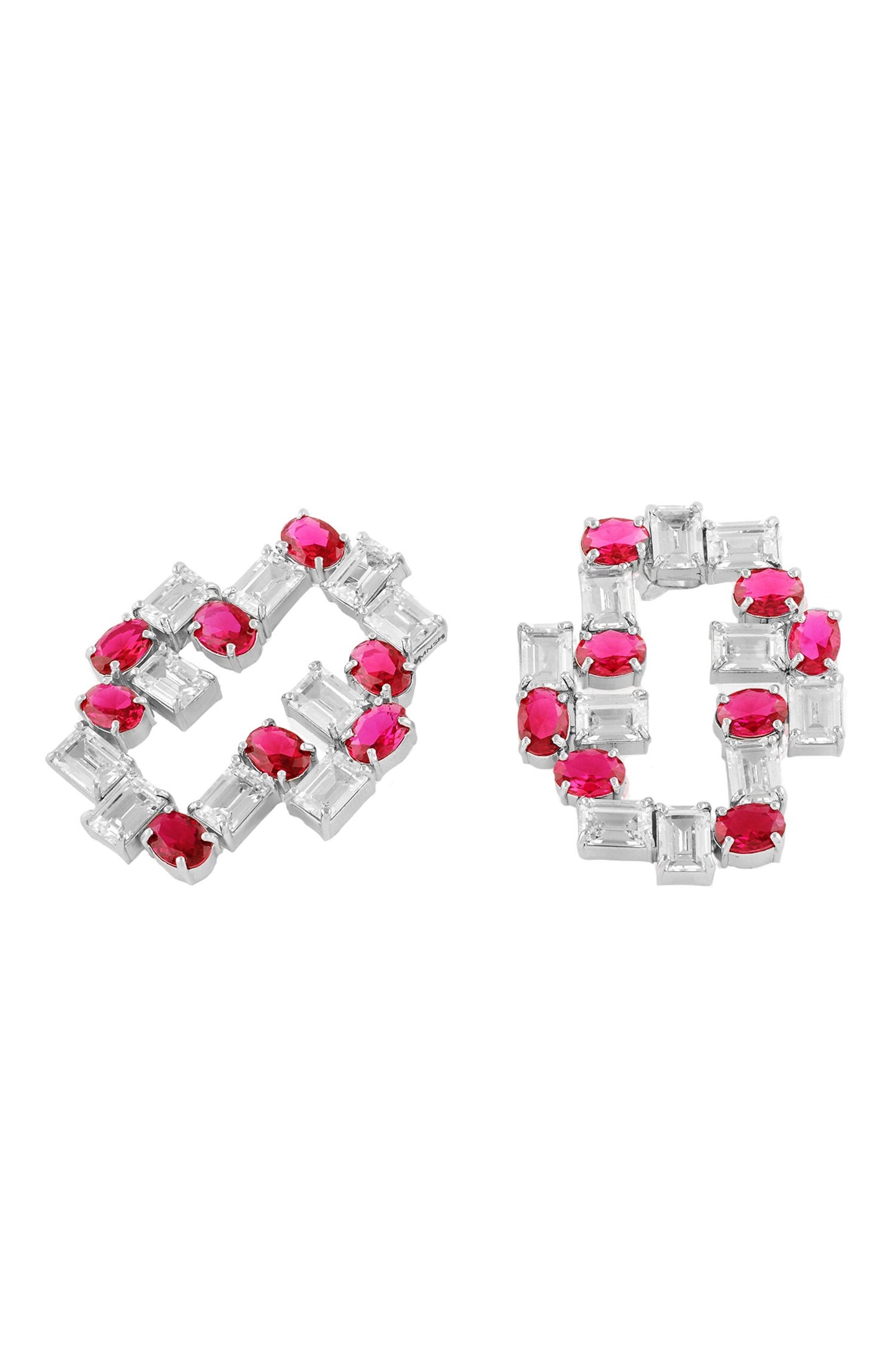 Tetris Embellished Earrings 
