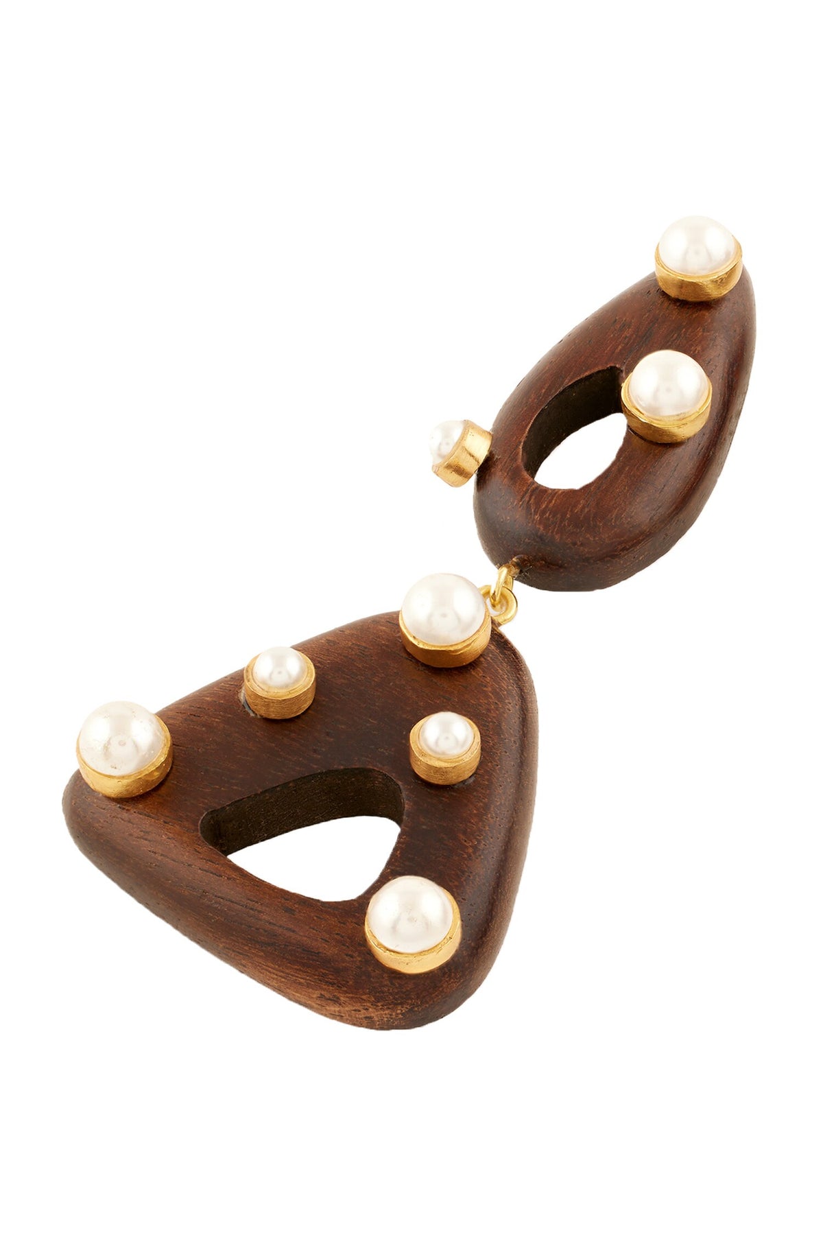 Luna Pearl Embellished Danglers 
