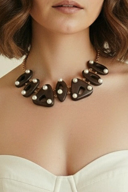 Shore Glow Embellished Choker 
